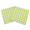 20Pcs/Pack 33x33cm Disposable Plaid Printed Table Dinner Tissue Napkins Paper Tableware For Event Party Decoration