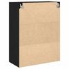 Wall Mounted Cabinet in Black Oak Look 69.5 x 34 x 90 cm