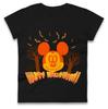 Mickey Mouse Happy Halloween Womens T Shirt Mens Tops Tees Unisexs
