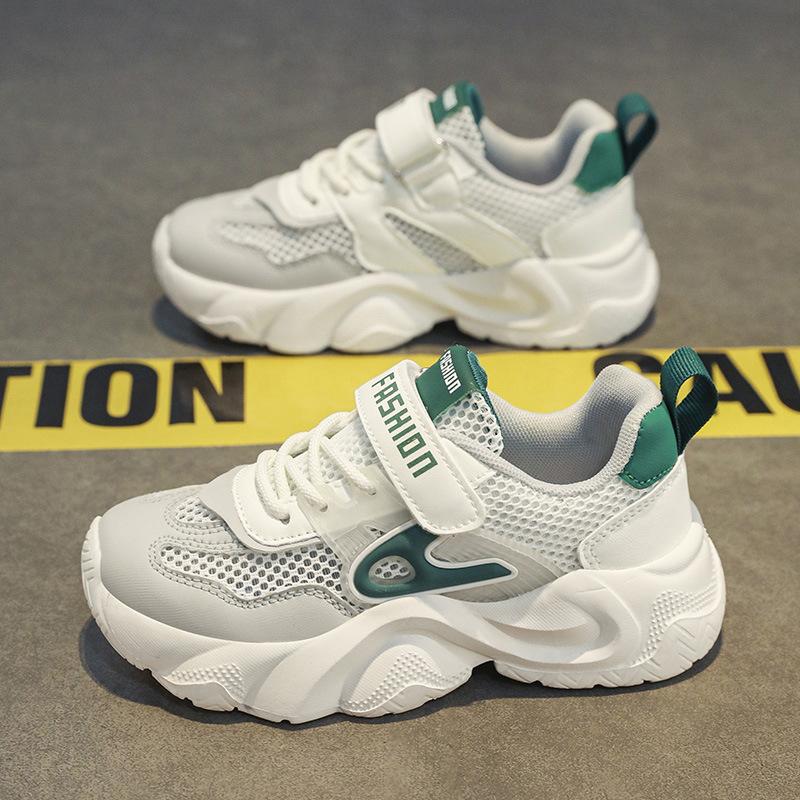 

Single net hollow classmate 2025 spring and summer new shoes boys and girls fashion casual shoes versatile soft-soled sports shoes 29