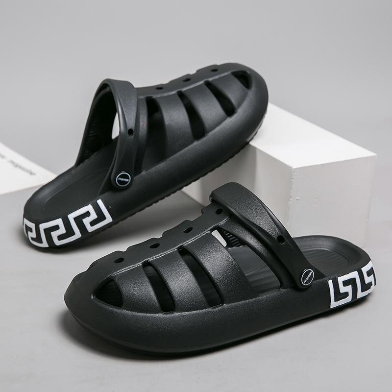 Weiche und bequeme flache Sandalen Hausschuhe für Herren Schuhe für Herren Belüftend Abriebfest Indoor und Outdoor Dicke Sohle Neu