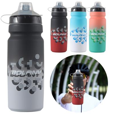 750ml cyklistická láhev na pití se širokým hrdlem Design láhev na vodu na stlačování Venkovní cyklistická konvice nepropustná BPA pro běh na kole