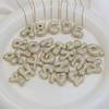Luxury Zircon 26 English Letter Pendant Necklace for Women Gold Plated Stainless Steel Chain Fat Alphabet Hip Hop Necklace