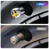 4 Stück Metall Schweden Logo Auto Rad Reifen Ventilschaftkappen Abdeckung Für Volvo XC60 XC90 XC40 S90 V40 V60 S60 S80 R DESIGN Zubehör