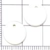 24-Piece Set: White Natural Moon Cross Shell Charms for DIY Jewelry