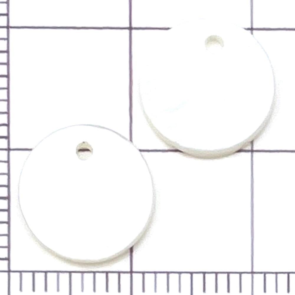 24-Piece Set: White Natural Moon Cross Shell Charms for DIY Jewelry