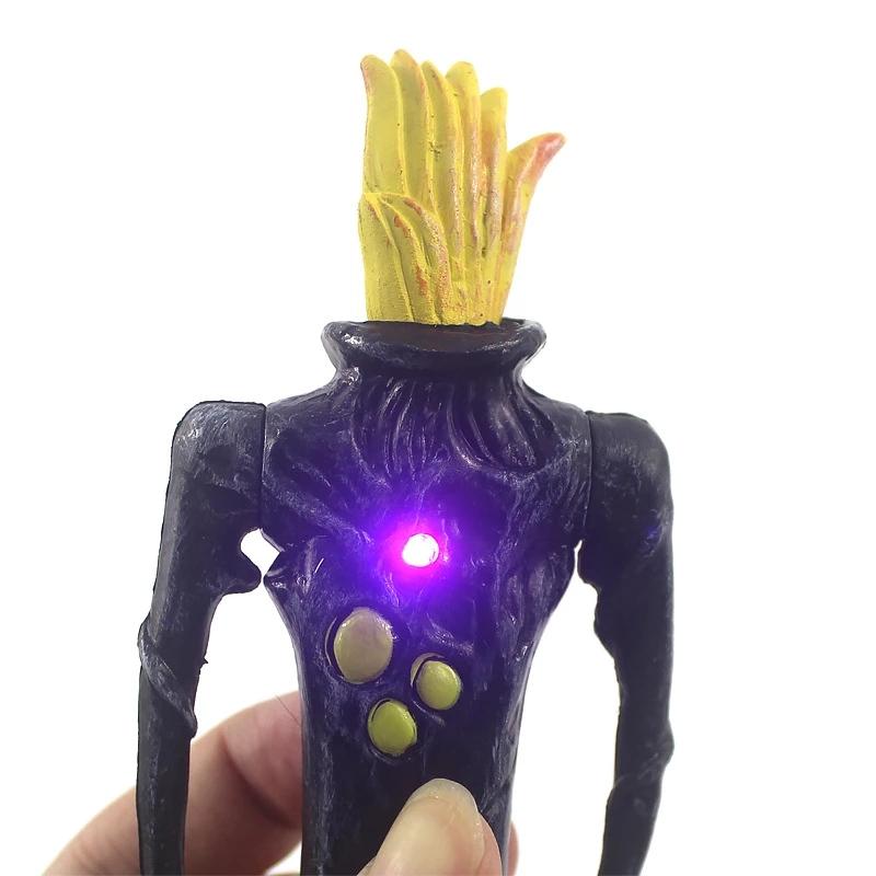 4pcs/set Siren Head Action Figure Toy 20cm Sirenhead Figure Horror Model Doll with Light Movable Joints Foundation Toys