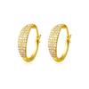 Earrings for Women, Popular, High Quality Zirconia Hoop Earrings, Silver, Hypoallergenic Earrings, Women's, Fashionable, Large Hoop Earrings,