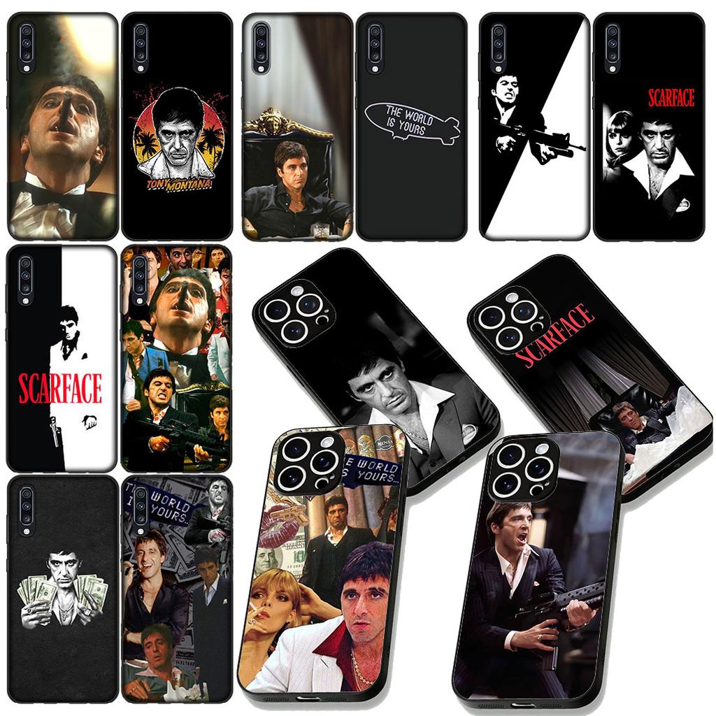 Al Tony Pacino Montana S-Scarfaces Phone Cover for Apple iPhone 12 13 Mini XS 11 Pro Max 7 8 Plus + XR 8+ X SE 2020 SE3 Case
