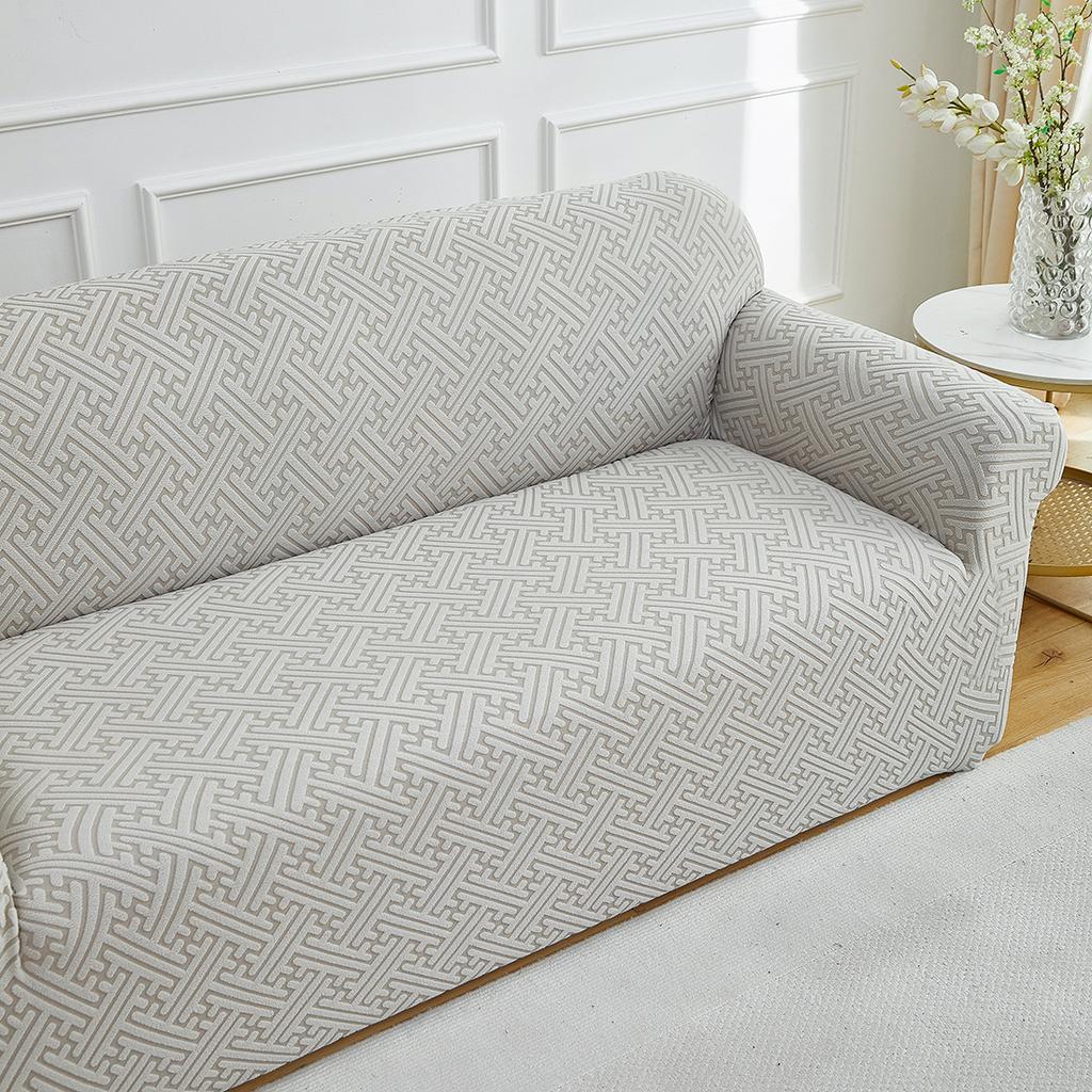 1Pc Jacquard Sofa Slipcover Thicken Non-Slip Sofa Couch Cover Four Seasons Adjustable Sofa Protector For Living Room Home Decor