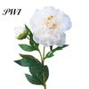 Artificial Flower 1Pc Realistic Easy Care 2-head No Fade Peony Fake for Wedding Faux