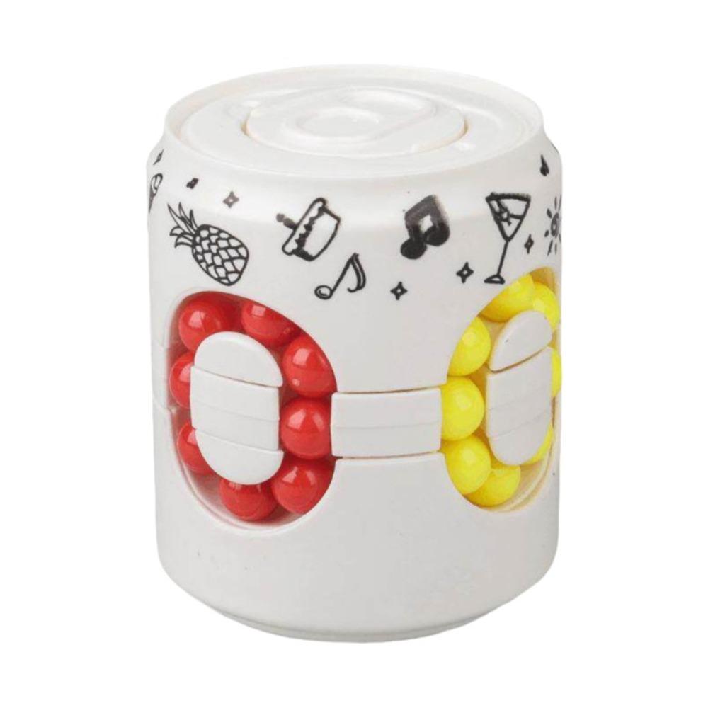 Rotating Ball Rotating Ball Plastics Can Rubik s Cube Toys Creative Soda Can Fidget Toy белый