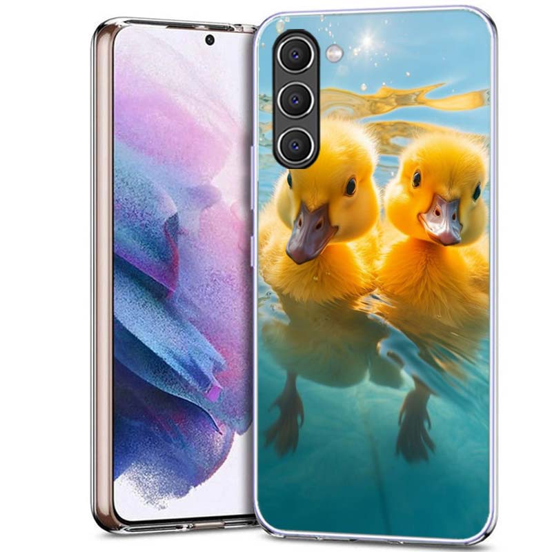 Yellow Duck Phone Case for Samsung A54 A14 A24 A34 A17 A37 A57 A55 A35 A25 A15 A13 A23 A33 A53 A07 A05S A04S A03 A73 Galaxy Note