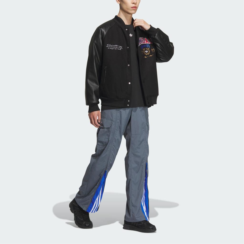 Adidas Originals Vrct Fw24 Brand Logo Warm Sports Cotton Jacket Men Jacket Black JD5793