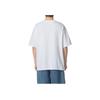 Puma Logo Print Round Neck Pullover Outdoor Sports Short Sleeve T-Shirt Unisex T-Shirt White 627004-02