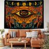 VIKAMA Mystic Eye Fantasy Mushroom Tapestry Living Room Feature Wall Theme-Based Art Studio Decor for Guesthouses