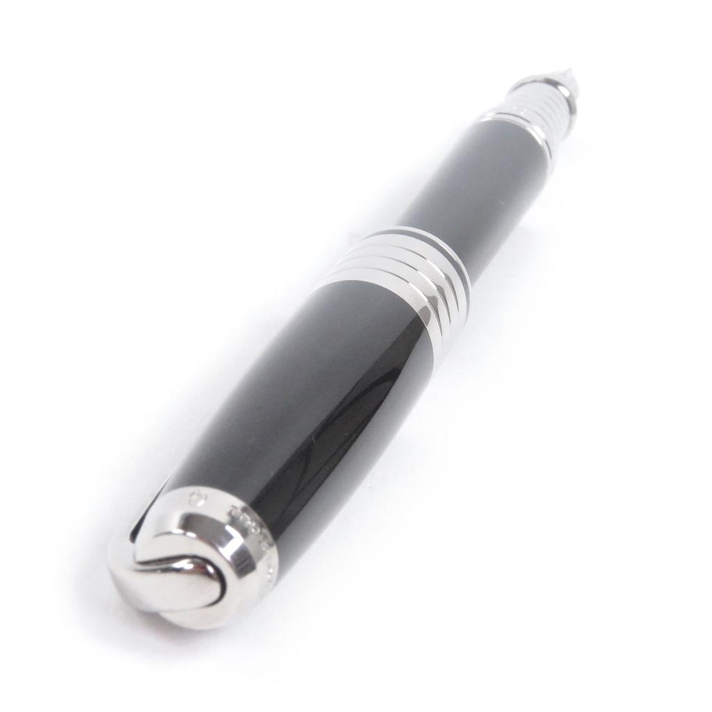 Pristine Dupont fountain pen Olympio Cap type Silver black 18K mens Used