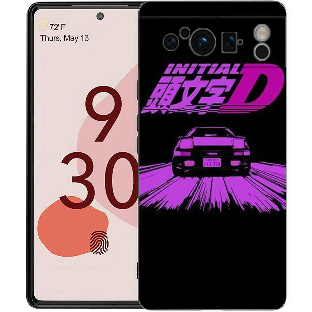 Anime Initial D AE86 Phone Case Cover for Google Pixel 8 7 6 7A 6A Pro 5G Shockproof Silicone Soft 9 Pro XL 8 Pro 5G Shell Capas