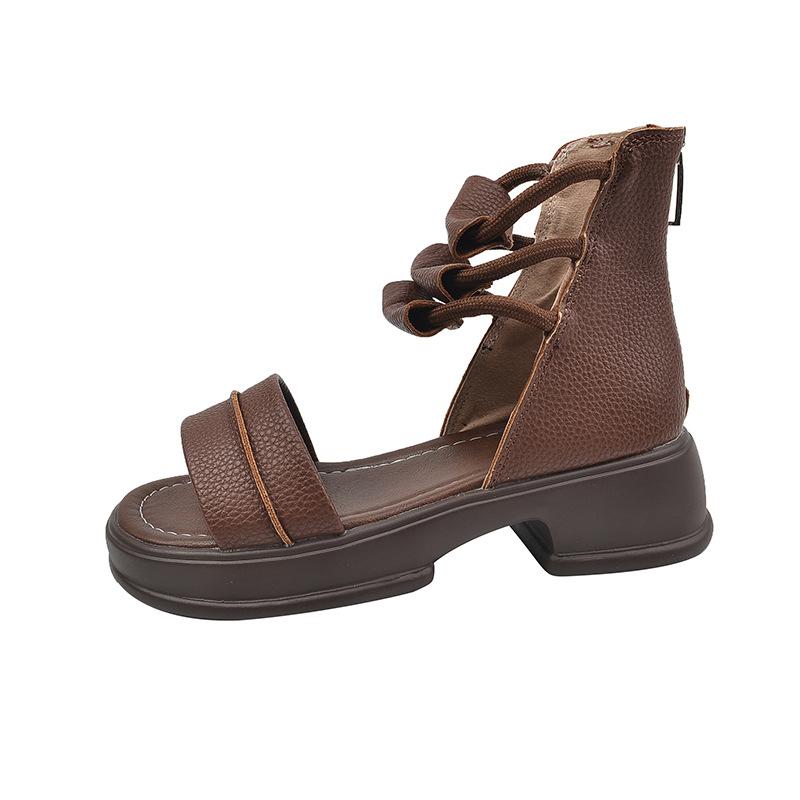 

Пеньковая веревка, сандалии с рыбьим носком, женские, с открытым носком, летние, новые, уличные, повседневные, пляжные сандалии, толстая подошва, высокий каблук, квадратный каблук, 35-40 35