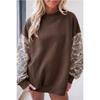 Women S Loose Fit Camouflage Pullover Long Sleeve Sweatshirt