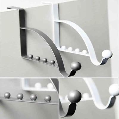 Gancio Posteriore Porta Appendiabiti Cappotto Cappello Asciugamano Ganci Montati a Parete Schienale Porta Armadio Guardaroba Metallo Appendiabiti Cappello Organizzazione Domestica