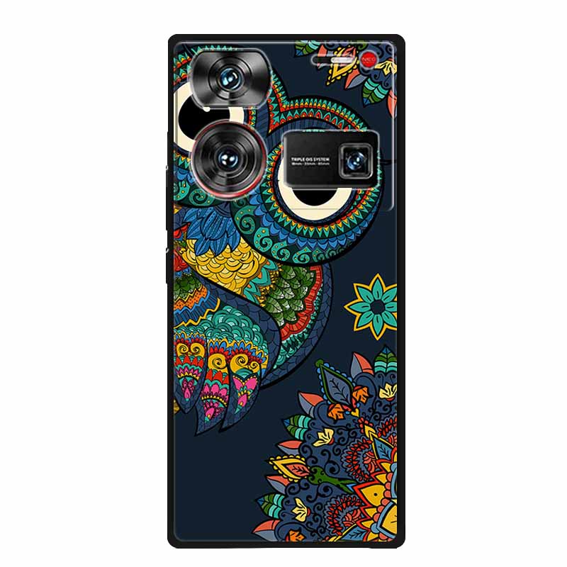 For ZTE Nubia Z60 Ultra Case Animals Soft Silicone TPU Cover Phone Cases For ZTE Nubia Z60Ultra 5G Protective Cool Wolf Coque