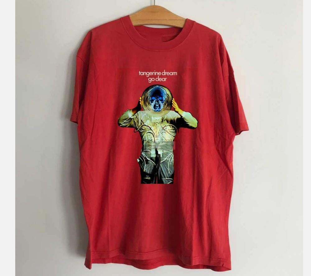 TANGERINE DREAM Force Majeure 1979 Go Clear All Size Red T Shirt Unisex T-Shirt XL