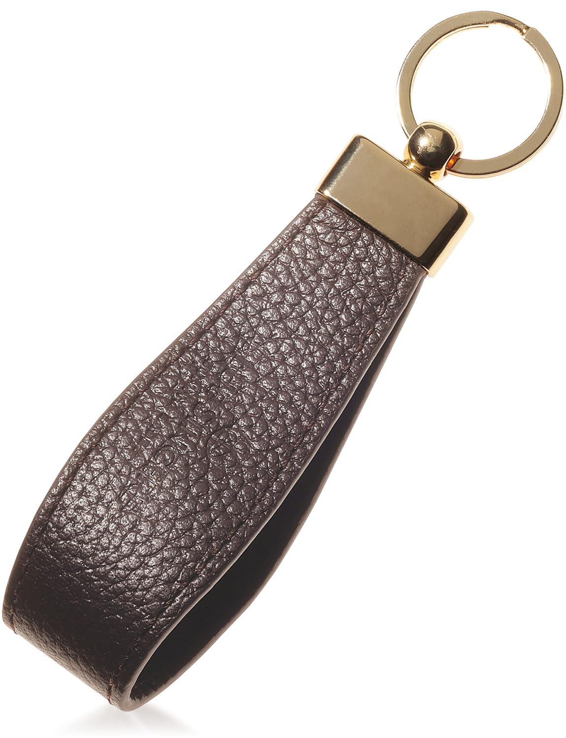 

Брелок из натуральной кожи для ремешка, ключа, ключа для маленьких смарт-ключей KH3 [СИНИЙ ИСКРЕННИЙ] Женский, Стиль, Кольцо, Шарм, Клипса, Ключи, / (Темно коричневый)