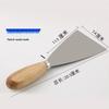 Jinfei Wooden Handle Plastering & Putty Knife, Mud Spreader, Wall Filling Scraper, and Grouting Shovel.