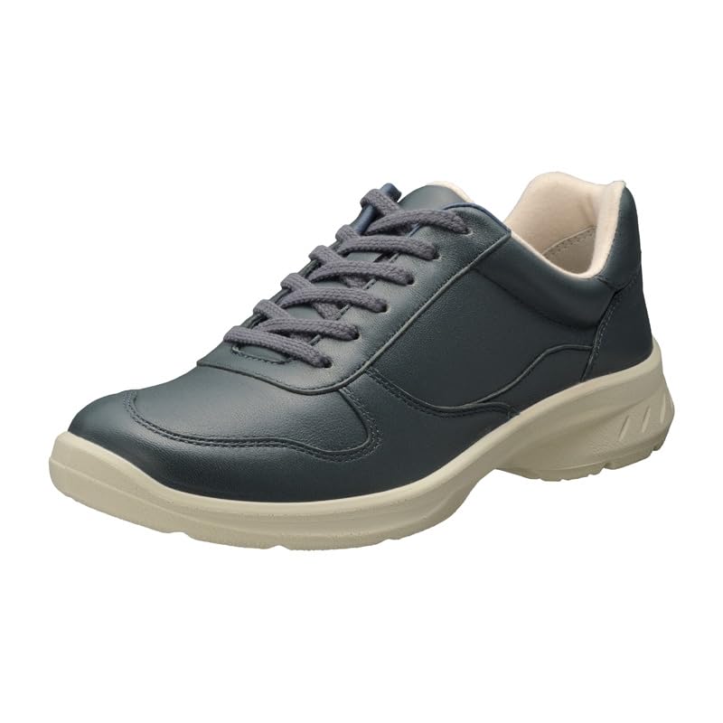 Achilles Sorbo Women s Genuine Leather Walking Sneakers Water-Repellent Zippered Size 3E Dark Blue Size 240 cm ASC 5890 17400₽