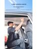 Suede Nano Sunshade for 25 Luxgen N7 Models - 3rd Gen Electrostatic Sunroof Ice Shield