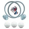 Round Betta Rings Nitrobacteria Toy For Betta Training Exercise Water Stability