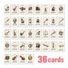 36 Vintage Theme Cards Inspirational Text Cards Nostalgic Postcards Greeting Cards Available To Order