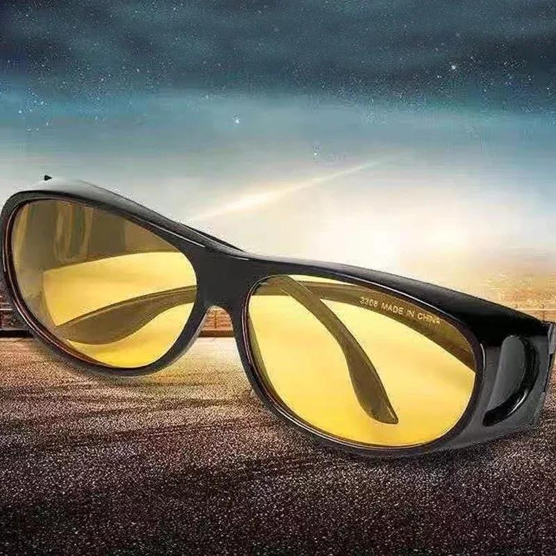 Car Night Vision Sunglasses Night Driving Glasses Driver Anti-Glare Goggles Unisex Sun Glasses UV Protection Sunglasses UV400