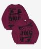 Physical Department Cartoon Basketball Ls Pink Red