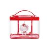 Hello Kitty Transparent Sweet Cute Daily Commuting Fashion Versatile Cartoon High-Value Portable PVC Travel Storage Bag Women Bags 2424-1495-6