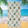 Watermelon & Summer Fun Beach Towel, Sunglasses Flip Flops Print Quick-Dry Towel