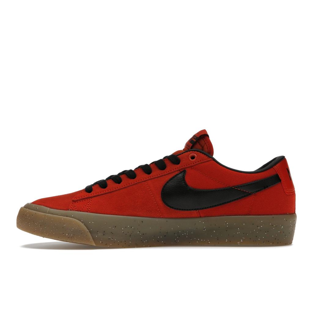 Nike Zoom Blazer Low Pro GT SB Cinnabar Gum Unisex Sneakers Red Gum-Light-Brown Black DC7695-600