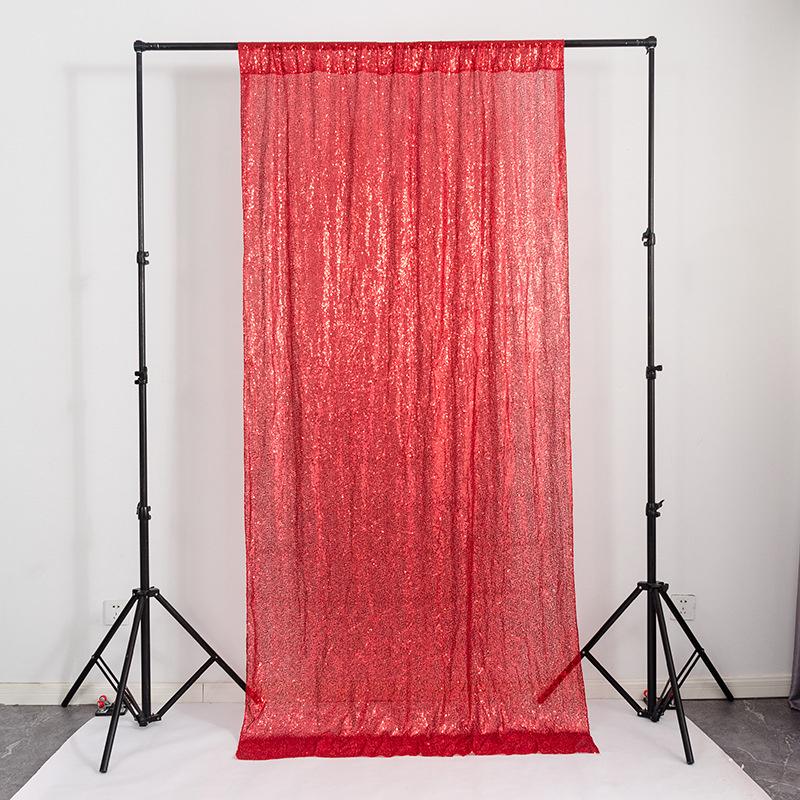 1PCS Sequin Backdrop,Glitter Background Curtains Shimmer Photography for Party Wedding Birthday Christmas Baby Shower Back Drop Decor