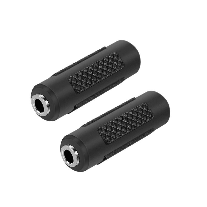 5PCS 3.5 MM Female To 3.5mm Female Jack Stereo Connector Coupler Adapter Audio Cable Extension For Headphone Earphone Car MP3
