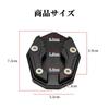 Coollooda Motorcycle Side Stand Plate Pad End Wide Type Universal Side Stand Extension Bracket Part with Mounting Included for Plate/Kickstand [Alloy,