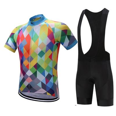 Sommer Kurze Reiten Fahrrad Radfahren Kleidung Set Männer/Frauen Sport Trikots Anzüge Schwarz Trägerhose