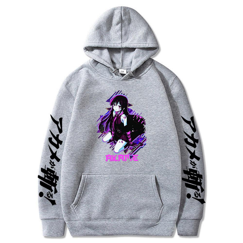 New Anime Peripheral Printed Sweater Men'S Youth Popular Korean Version Loose Hoodie Couple