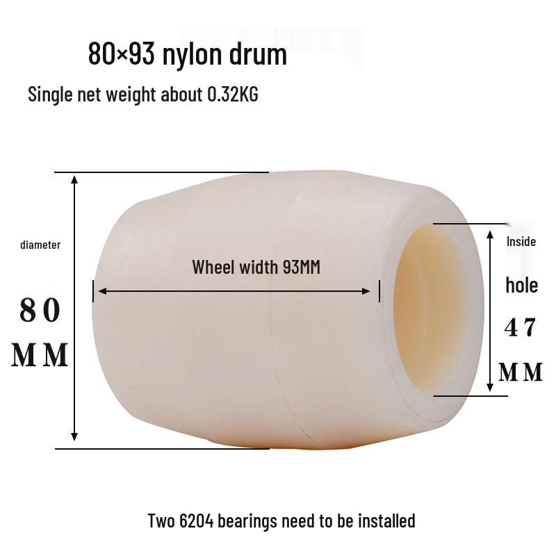 Transpalet Hidraulic Roți Nailon și Miez de Fier Accesorii Stivuitor PU