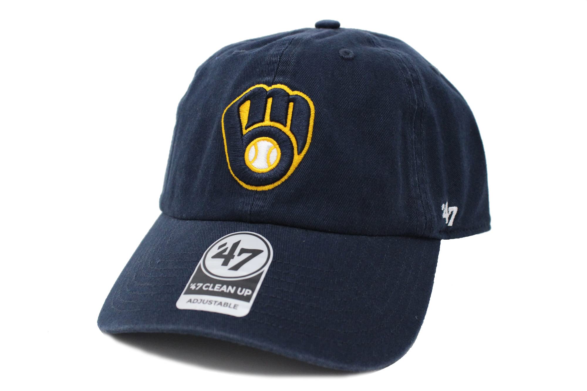 

[Forty Seven Brand] Cap 47 CLEAN UP MLB Национальная лига Milwaukee Brewers Milwaukee Brewers