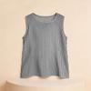 Girls Sleeveless Tank Top Casual Summer Shirt Lightweight Soft Fabric Striped Pattern Comfortable Fit Kids Clothing