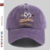 Pc Summer Leopard Print Baseball Cap with Golden Brushstroke and White Double Heart Pattern Design Sun Hat Comfortable and Lig