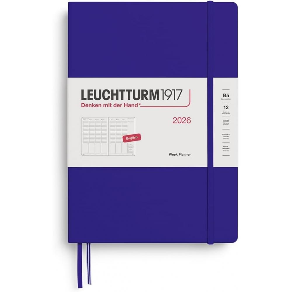 Leuchtturm1917 Week Planner Composition  B5  2026 12 Month Ink English 372758 Composition  B5  Ink