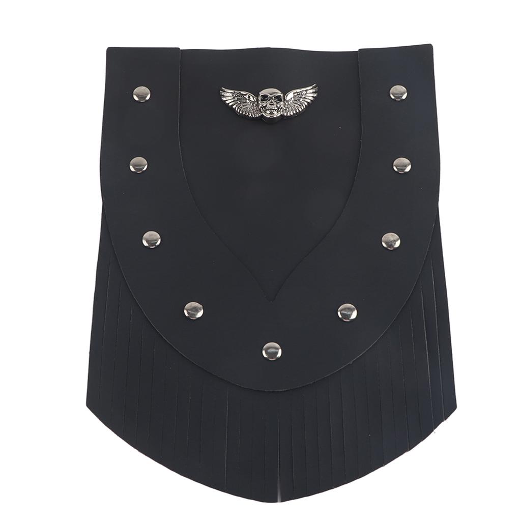 Motorcycle Front Fender Mud Flap With Tassel Motorcycle Modification Accessories(Black)