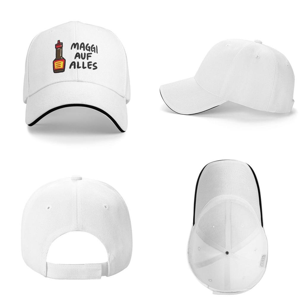 Unisex Baseball Hats Maggi Auf Alles Deutsch Outdoor Streetwear Summer Sports Baseball Caps  Cap Casquette Polychromatic Hats